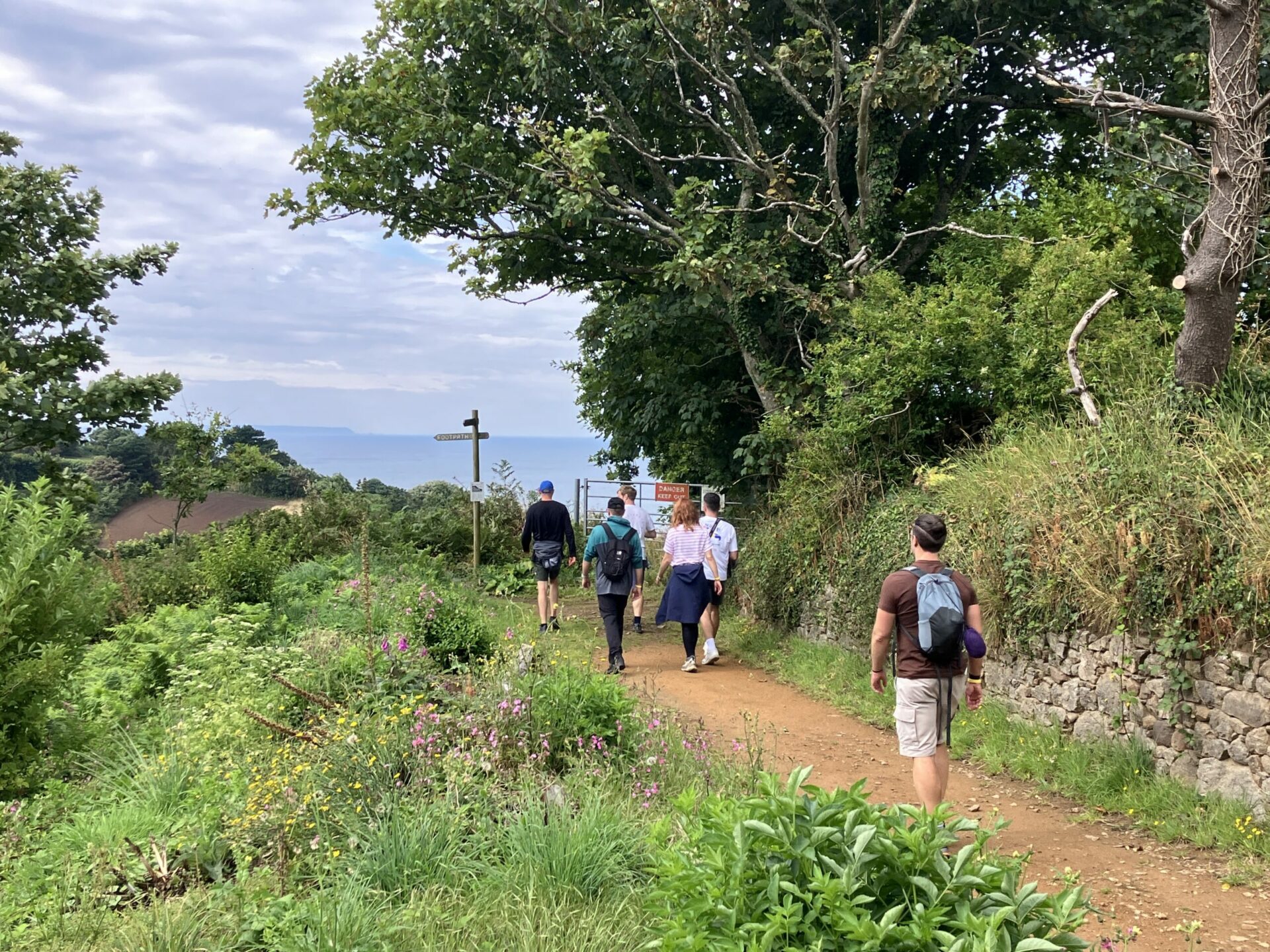 The Pixel Fridge team rambling in Jersey