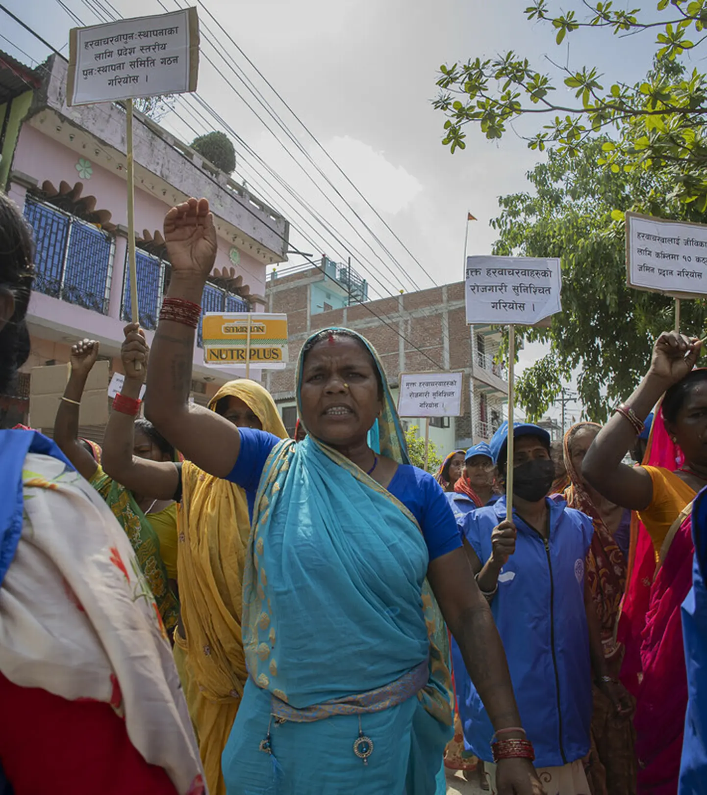 Image of women protesting