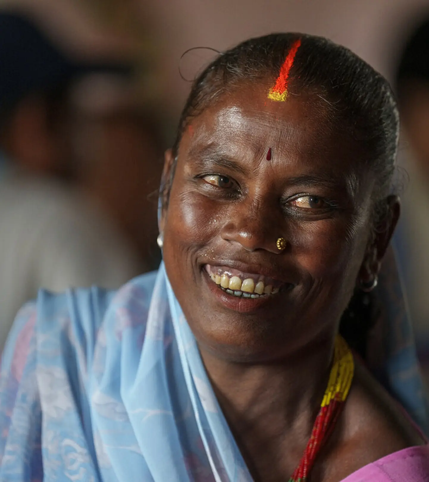 Image of a woman smiling