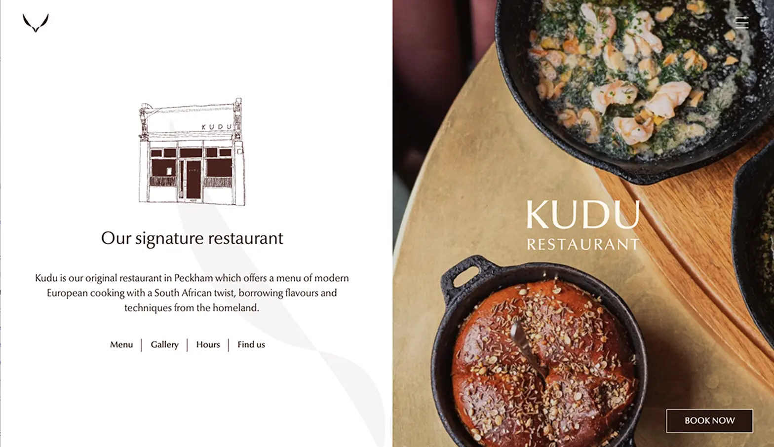 Screenshot of Kudu Collective website