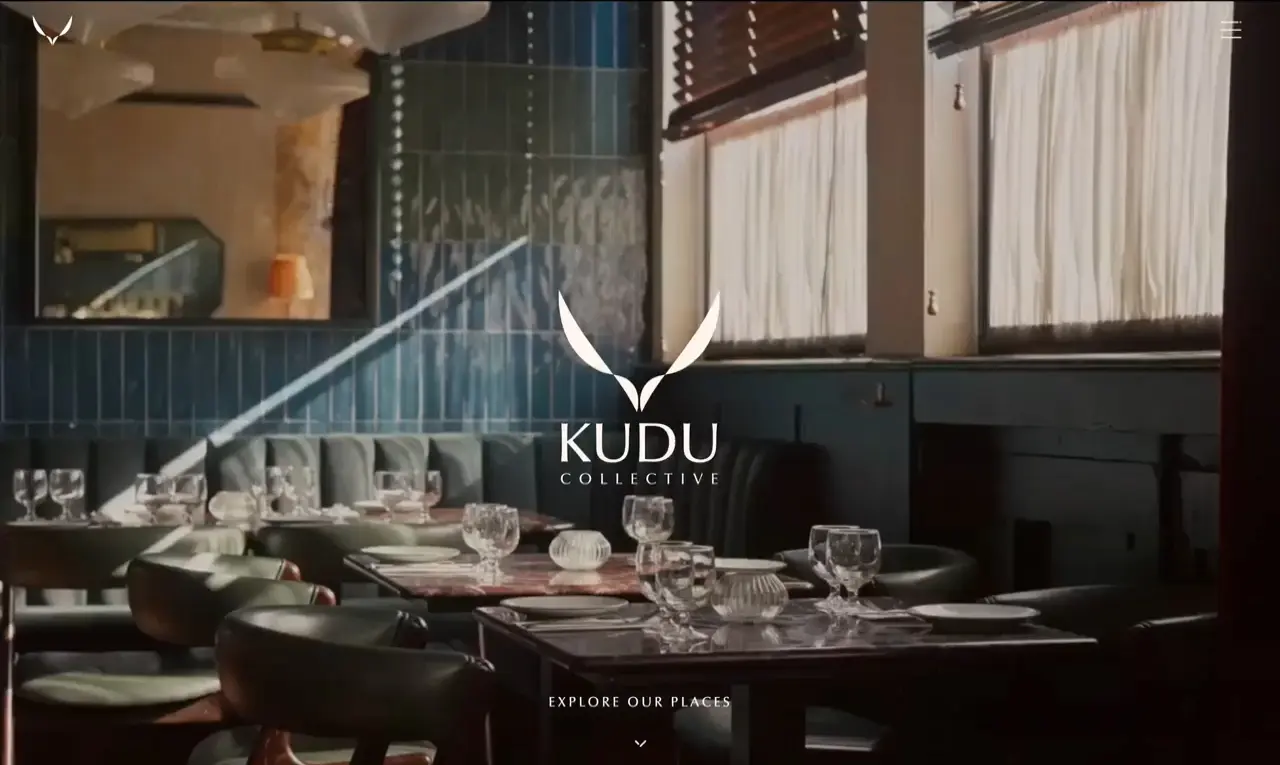 Screenshot of Kudu Collective website